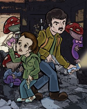 Last of Us parody print