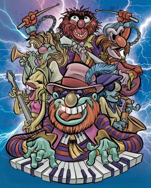Muppets Doctor Teeth and the Electric Mayhem fanart illustration