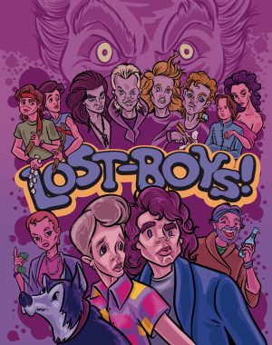 Lost Boys fanart illustration inspired by the Scooby Doo style and colors